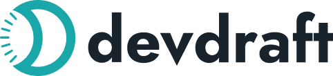Devdraft wordmark on light