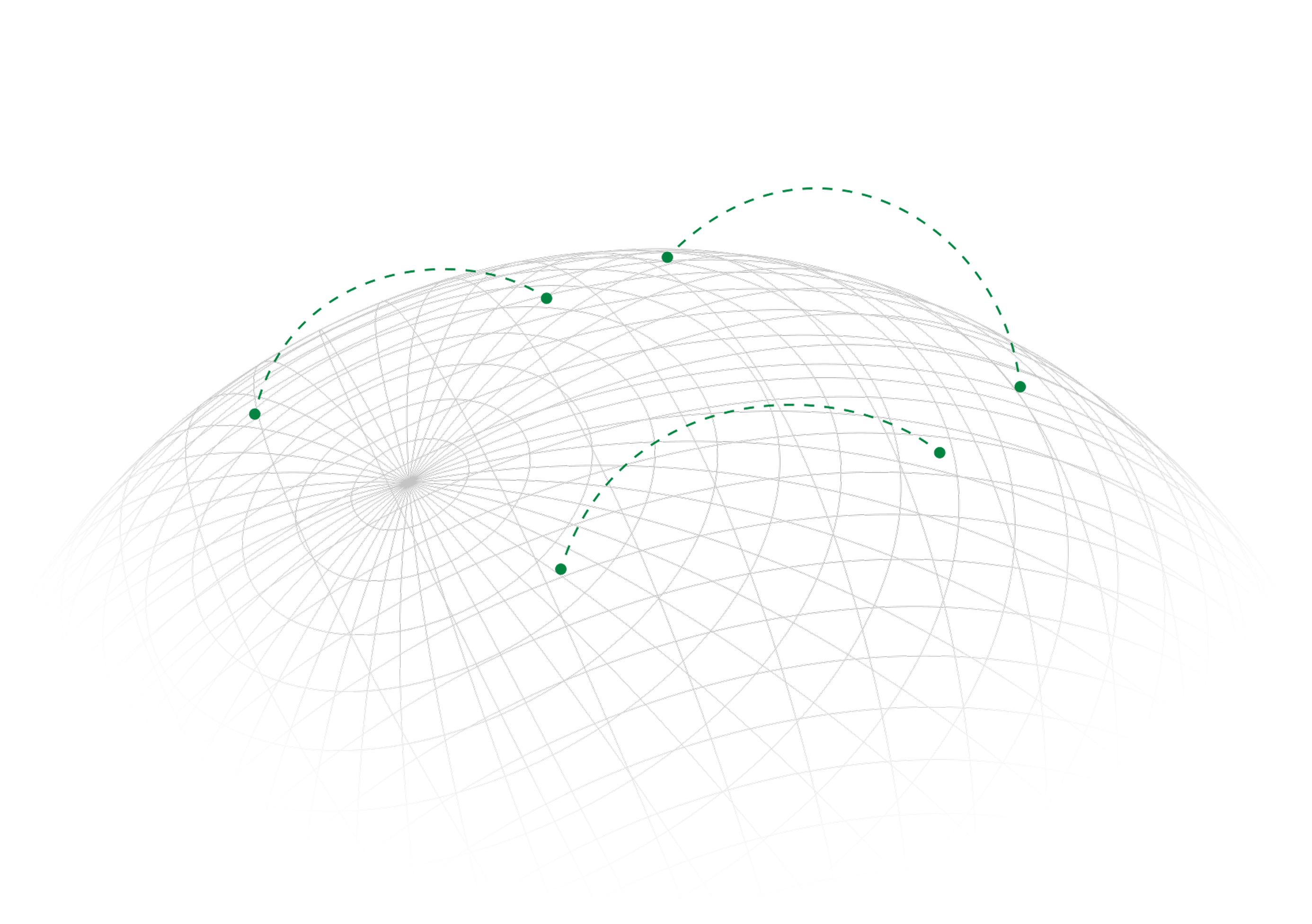 Global donation network visualization