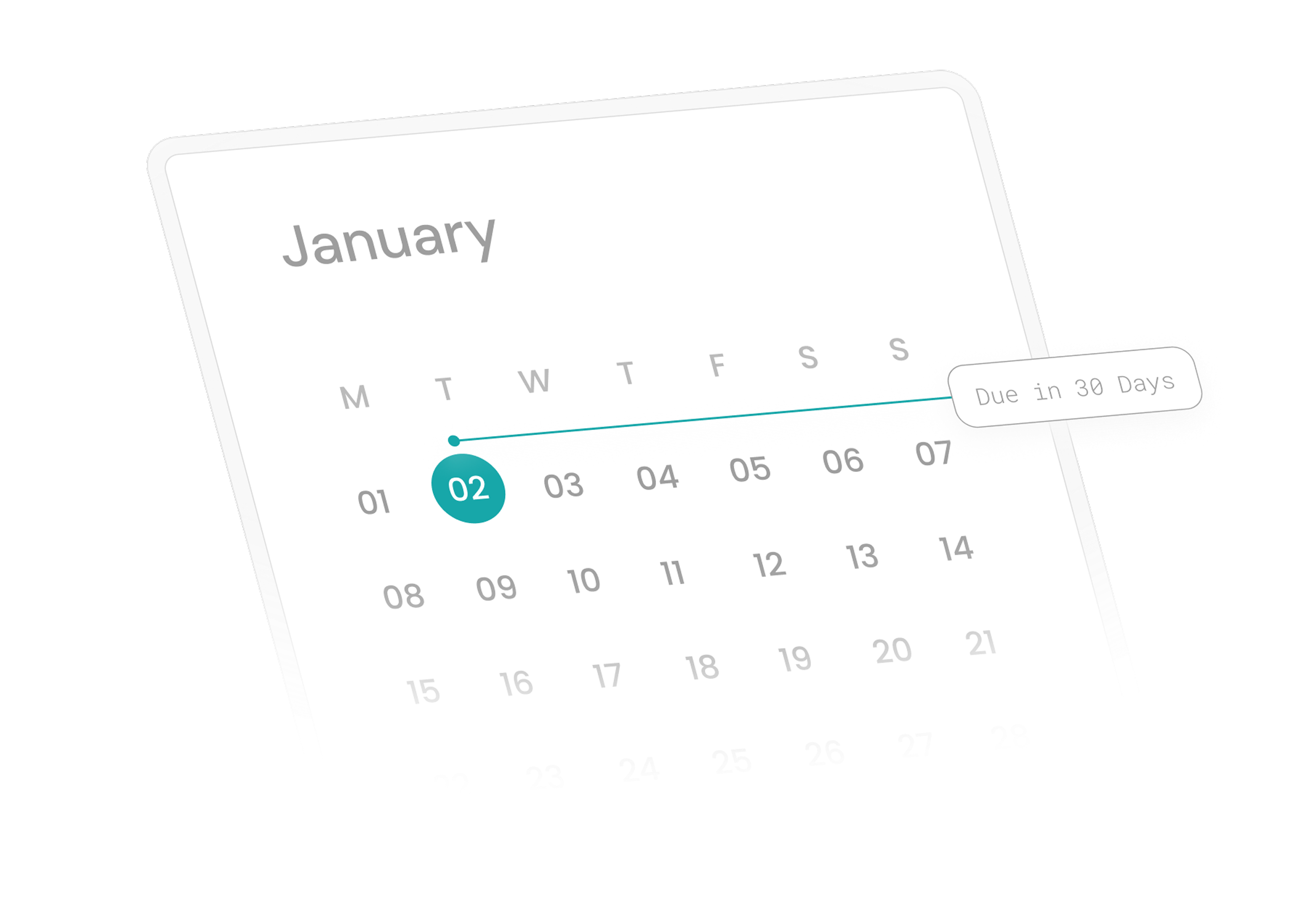 Flexible payment due dates configuration