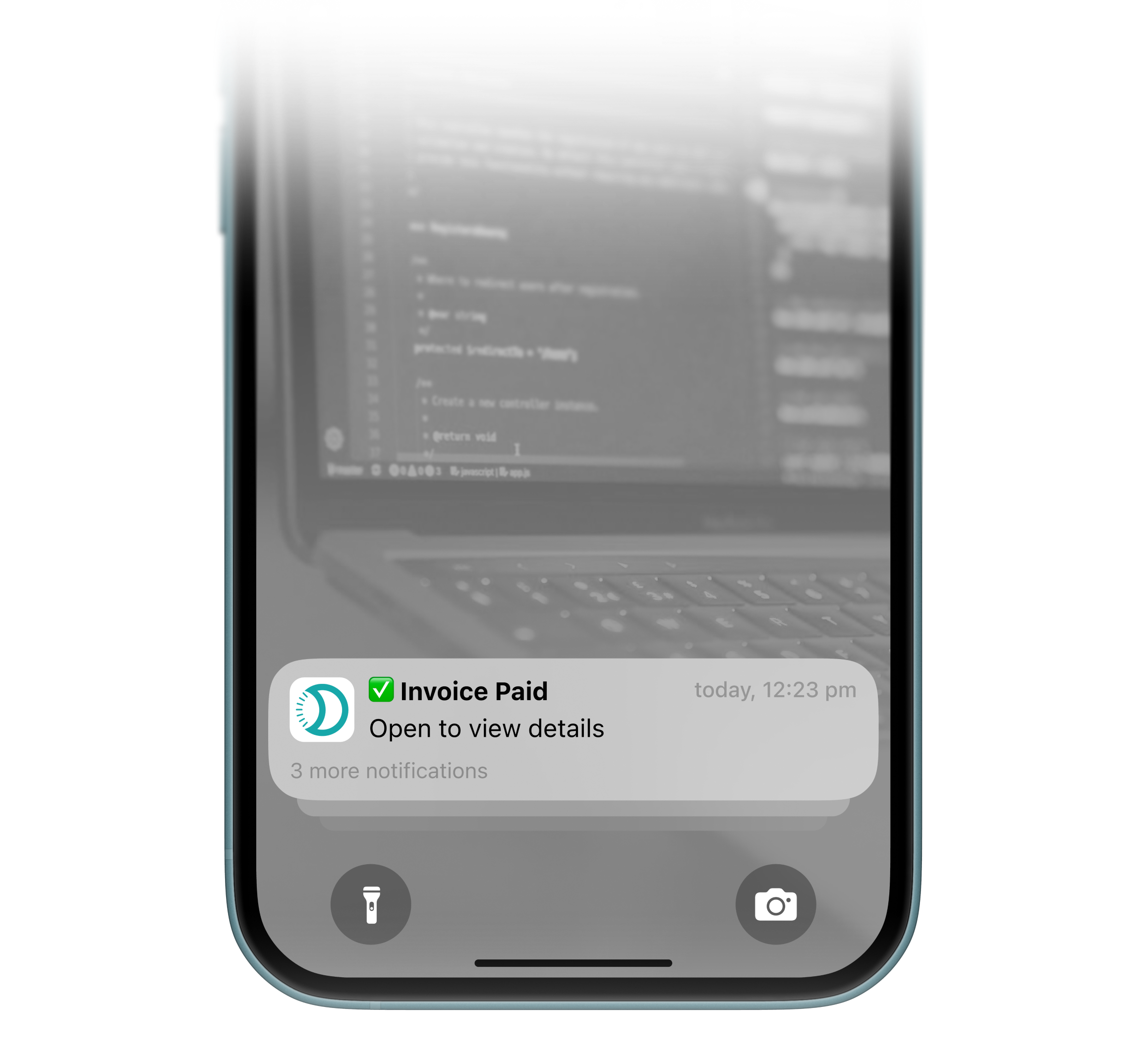 Real-time payment tracking mobile notification