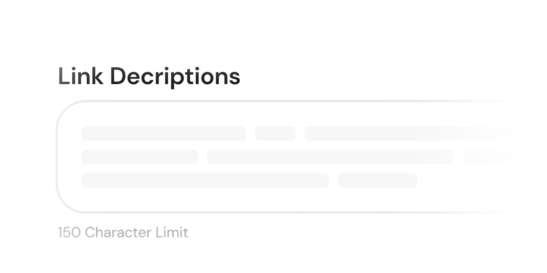 Custom descriptions for payment links
