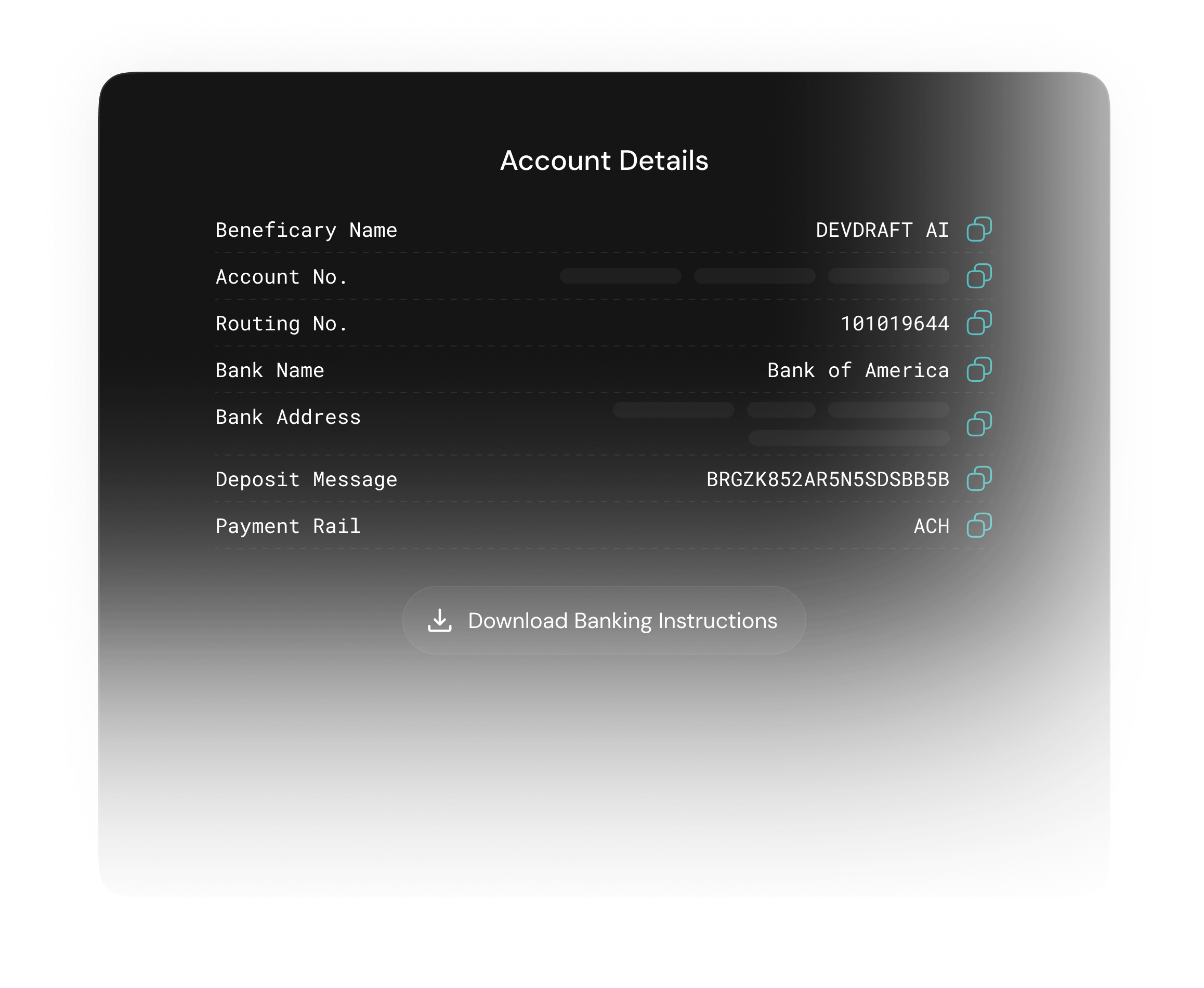 Account Details