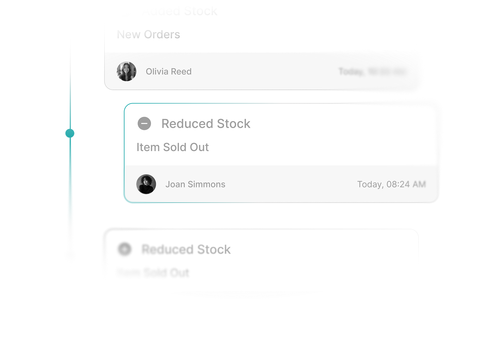 Complete audit trail interface