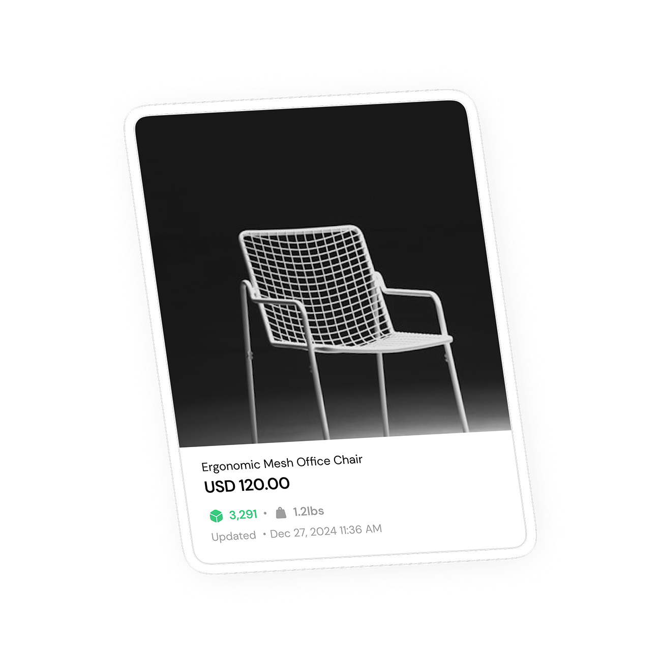 Product Management interface with comprehensive tools