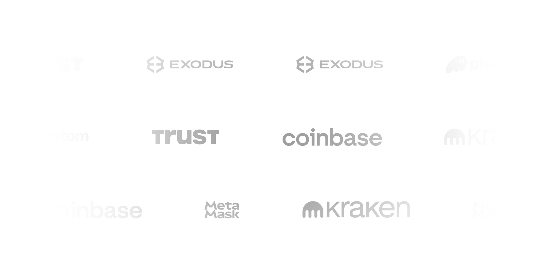 Crypto Wallets - Deposit from popular crypto wallet providers